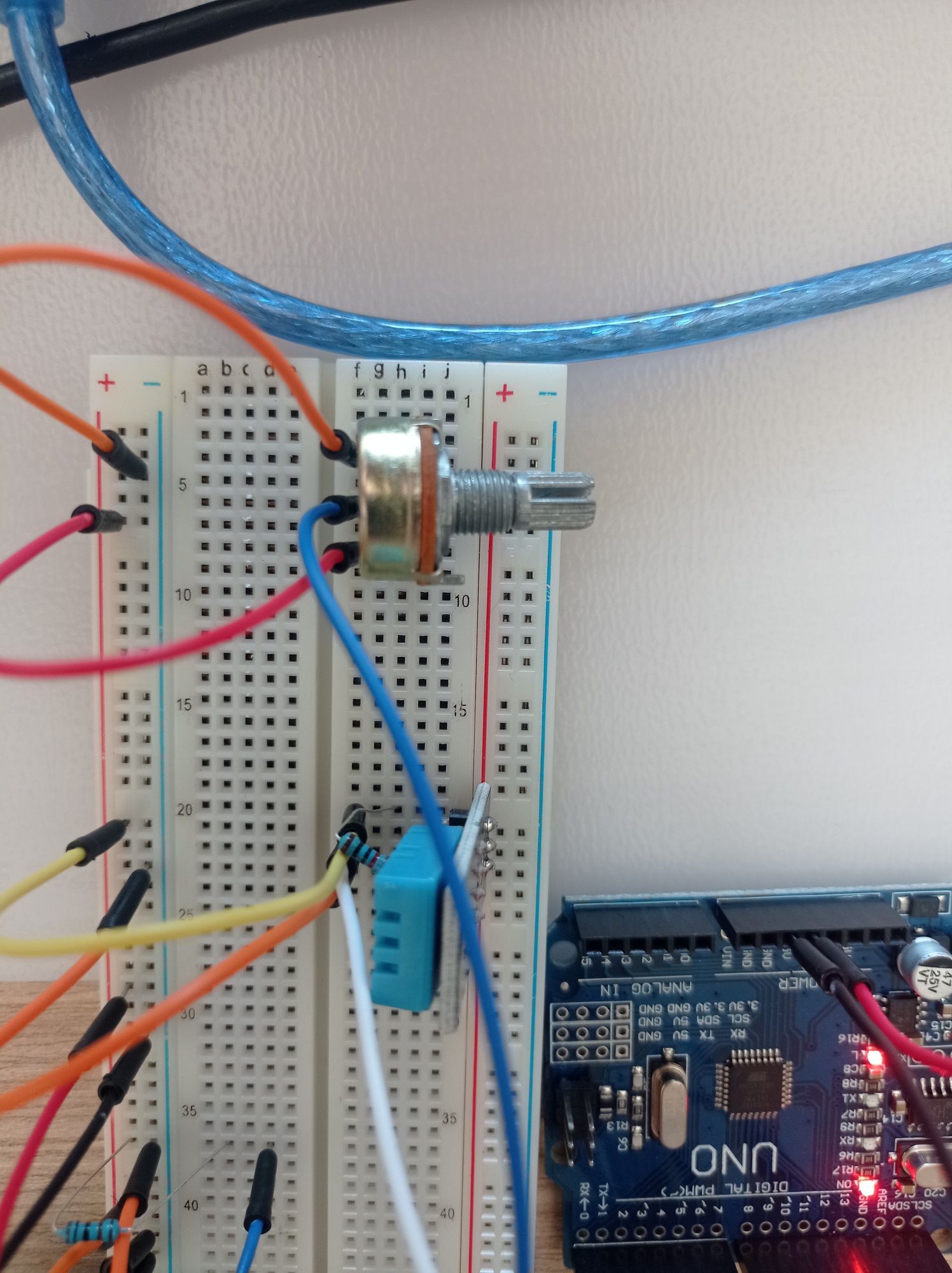 Sensor temperatura e humidade para projecto