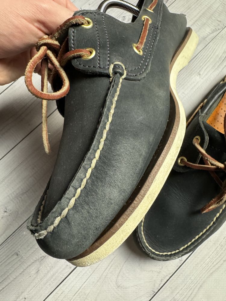 Мокасини timberland туфлі шкіряні чоловічі топсайдери