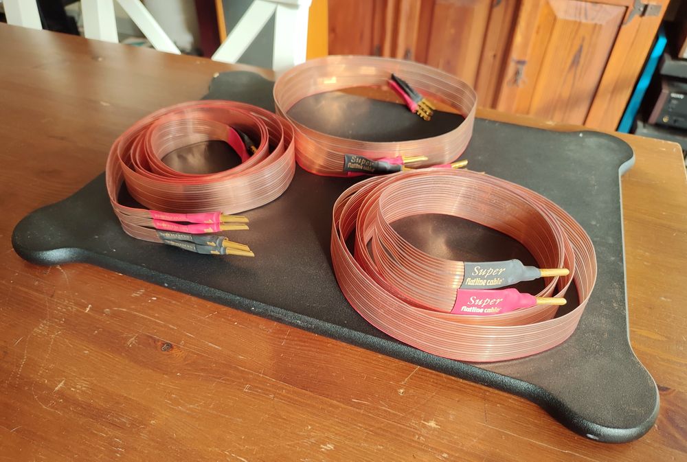 Nordost Super Flatline Gold Cabos de Coluna Hi-Fi 2x2.5M