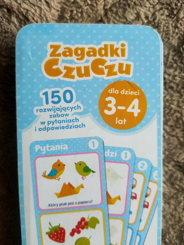 Zagadki Czu czu dla 3-4 lat