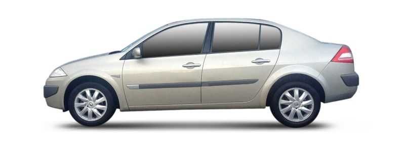 Bagażnik dachowy Renault Megane II Sedan 2002 do 2009 bazowy relingi