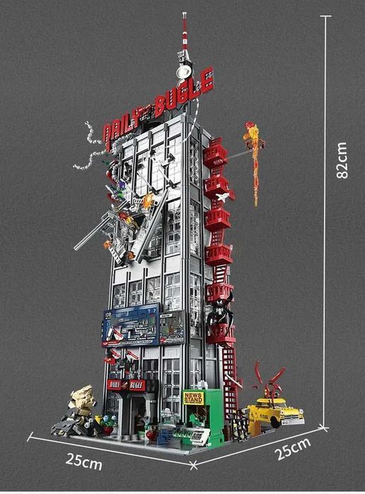 Конструктор LEGO Marvel Spider-Man Daily Bugle, Дейлі Бьюґл, 3772 дет