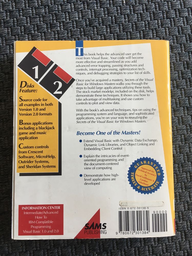 Secrets of the Visual Basic for Windows Masters - Gary Entsminger