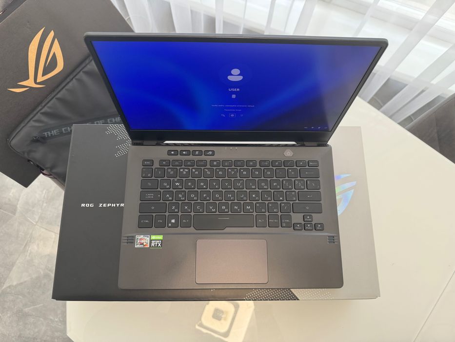 Ноутбук ASUS ROG Zephyrus G14 GA401QM R7/RTX3060/16/512, 2K WQHD 120HZ