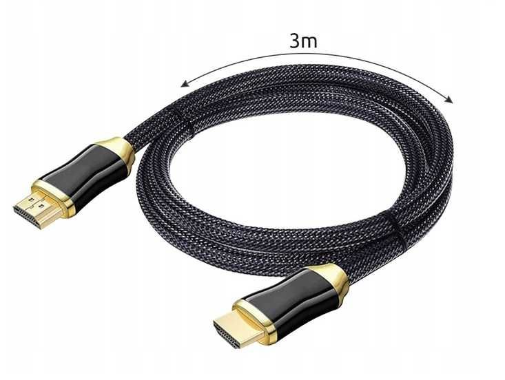 Kabel HDMI 2.1 Premium 8K 60Hz UHD 3m * Video-Play Wejherowo