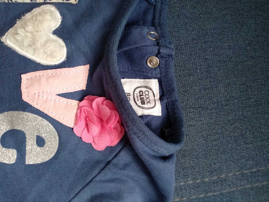 Платье и кофточка костюм на девочку 80 см