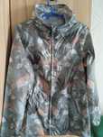 Kurtka turystyczna damska Quechua Raincut wodoodporna r.M khaki