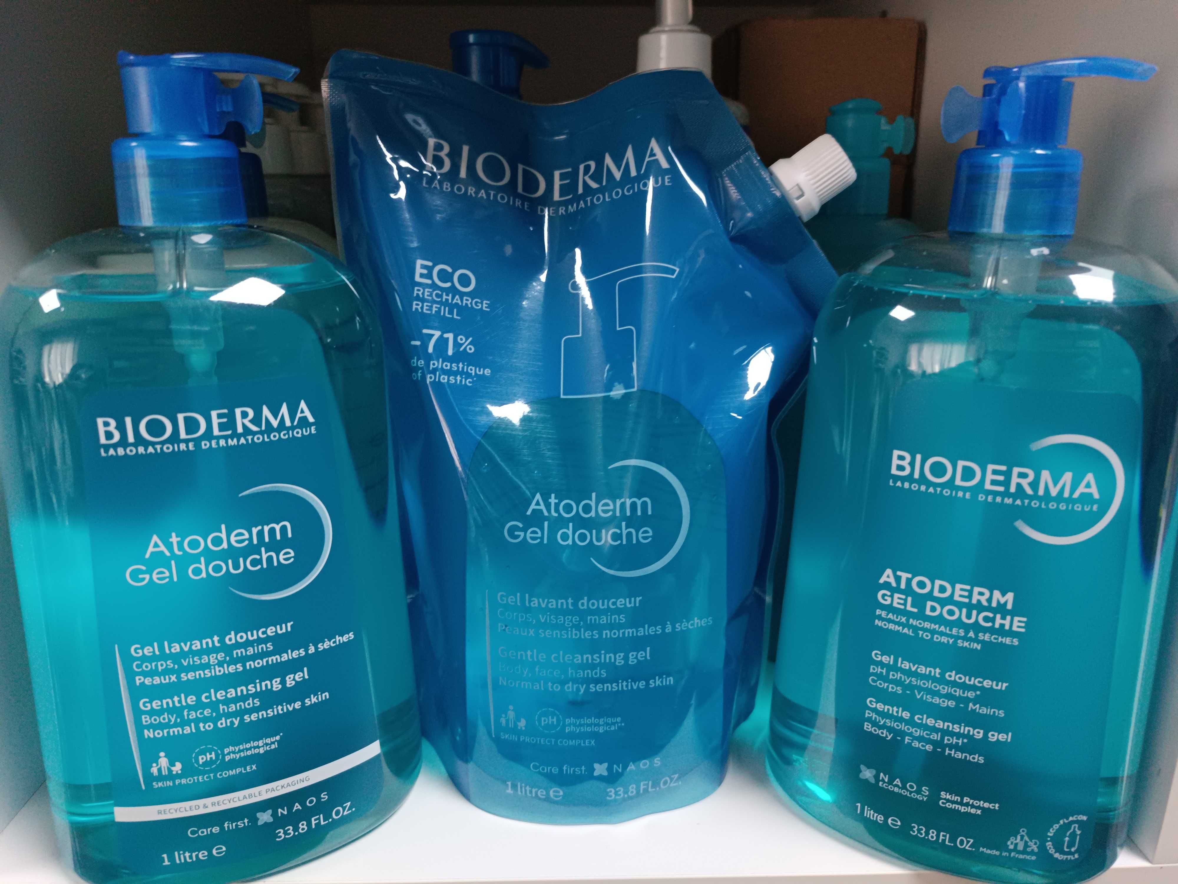 Bioderma atoderm huile de douche Біодерма олія для душу 1 л