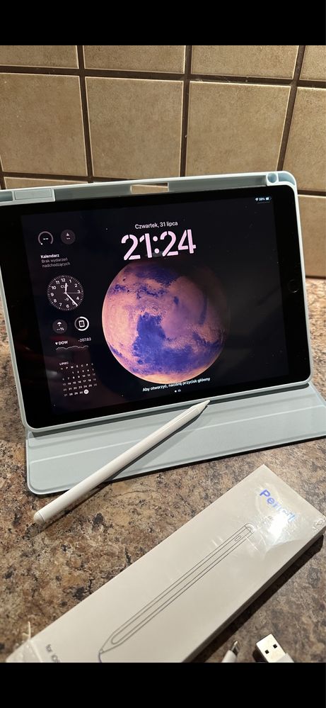 Tablet iPad Apple Retina 10” + NOWY RYSIK + nowe etui - cały zestaw
