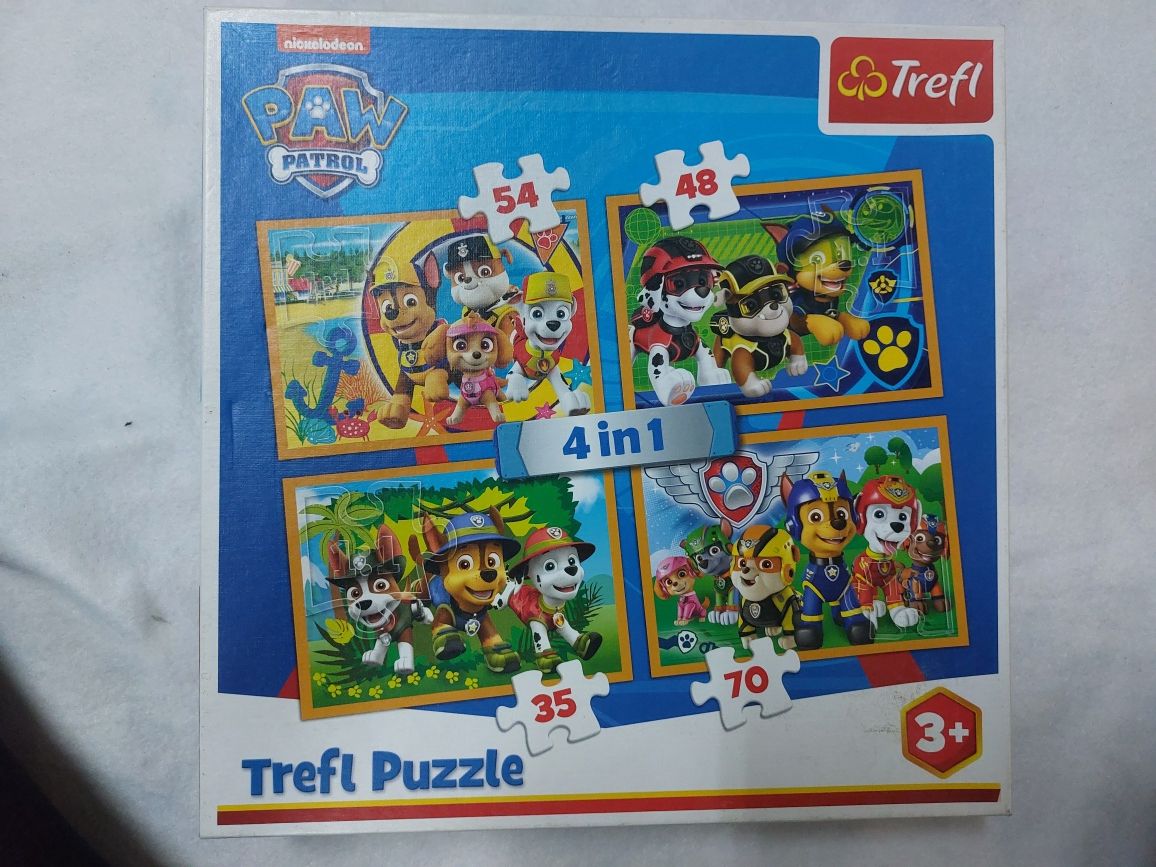 Puzzle 4 w 1 Psi patrol trefl