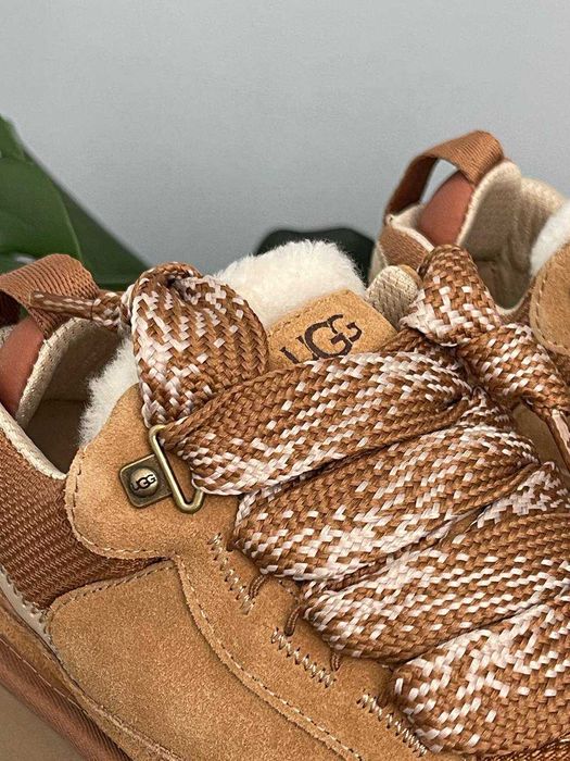 41 (26 см) UGG Lowmel Sneaker Platform Chestnut зимові уггі угг хутро