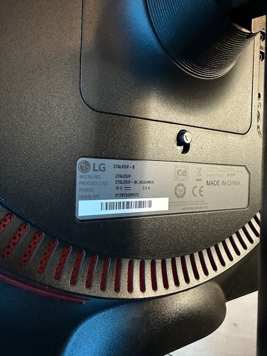 monitor gamingowy Lg 27GL650F 144 hz nvidia g-sync stan IDEALNY