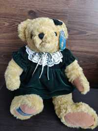 Traditional Bear Collection Мишутка в бархатном платье 43 cm + подарок