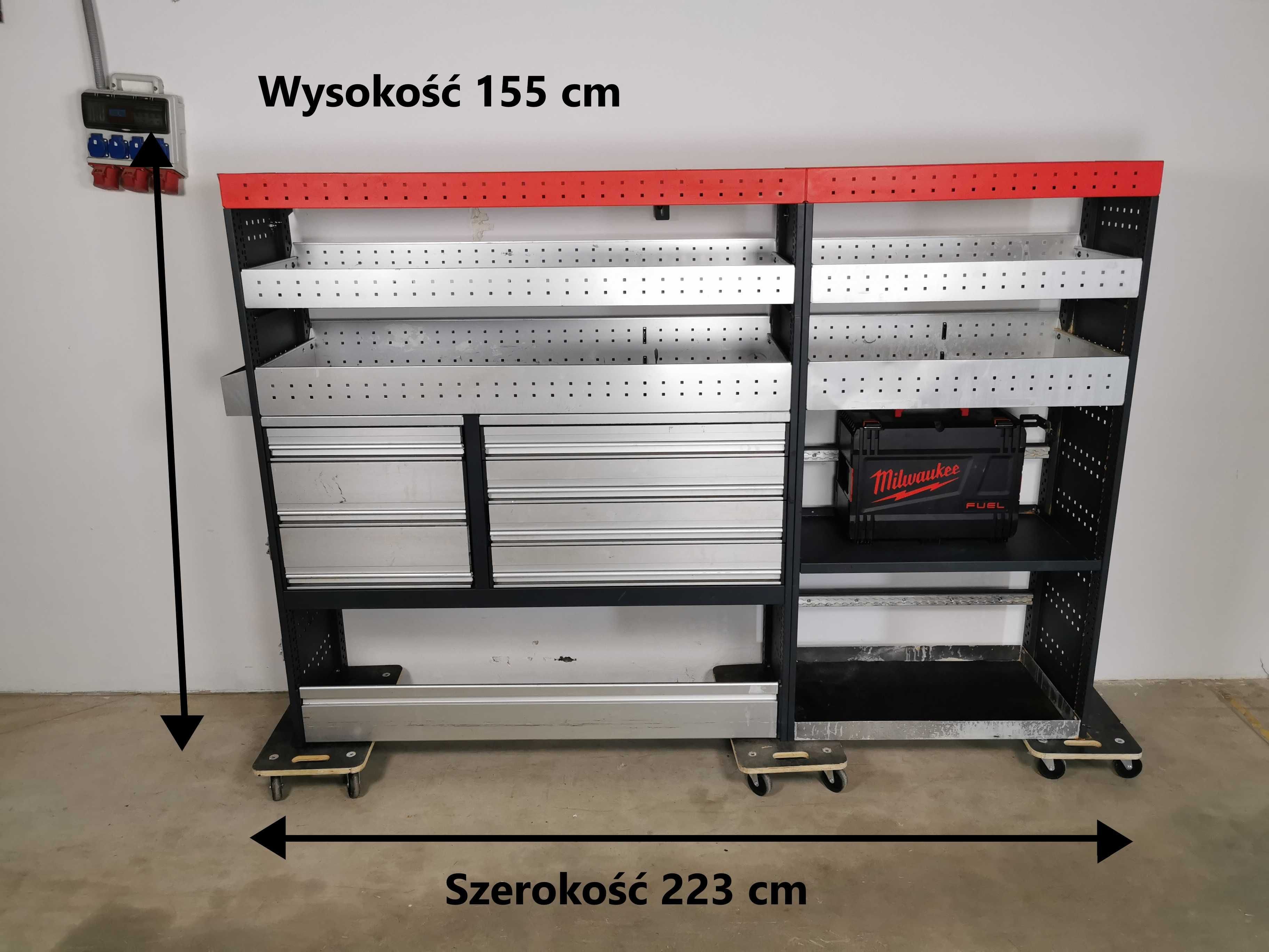 Zabudowa serwisowa warsztatowa MOVANO MASTER DUCATO BOXER JUMPER BUS
