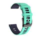 Pasek do zegarka 22 mm zielono-czarne