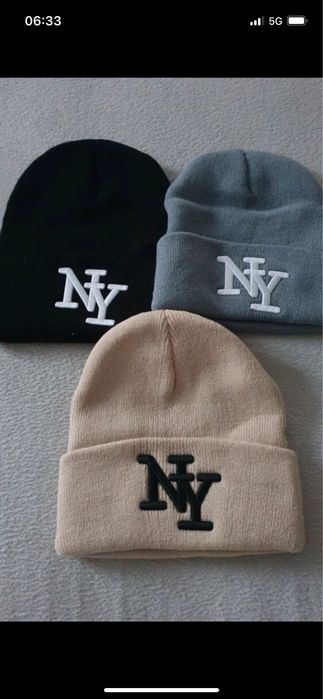 Czapki zimowe 54-56 5 lat