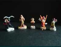 Miniatura em porcelana, Harry, Dumbledore, Pepe e Minnie