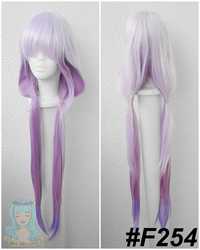 Kanna Kobayashi cosplay wig Dragon Maid sama fioletowa ombre peruka