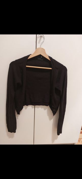 Casaco de malha preto