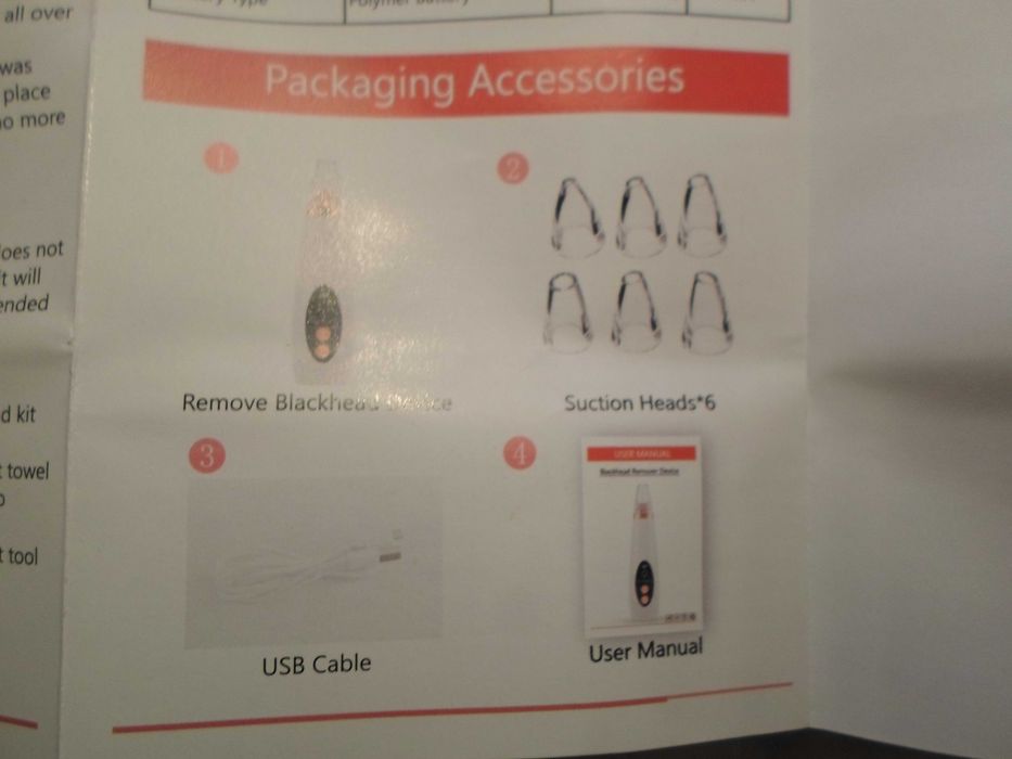 Вакуумный аппарат для чистки кожи лица и пор Multi-Functional Cleaning