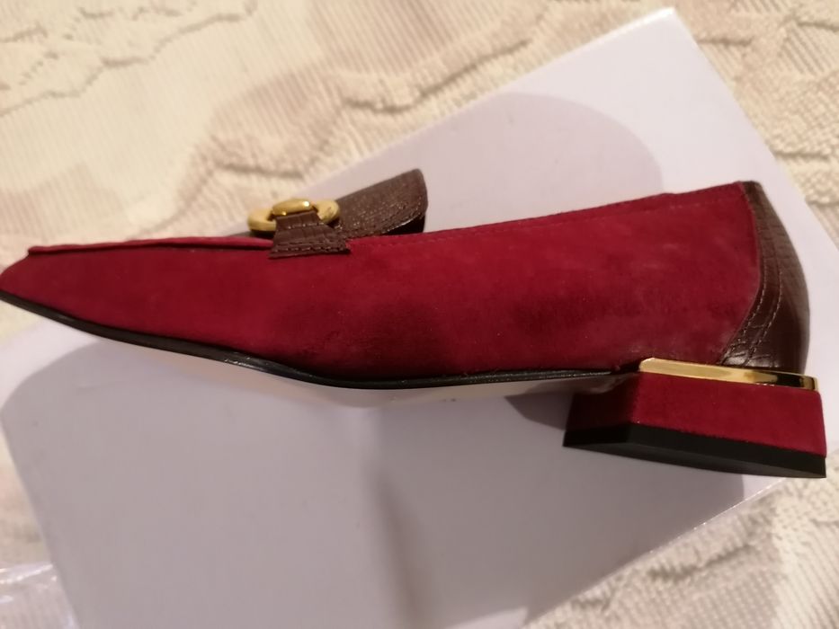 Sapatos Evoque tamanho 36 em pele