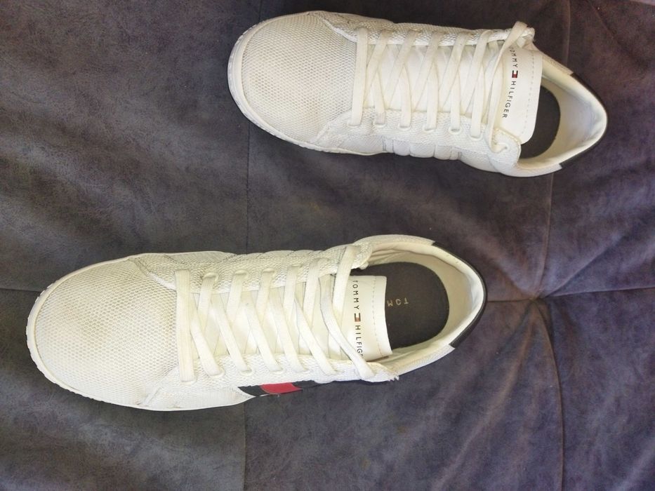 Чоловічі білі кеди кросівки Tommy Hilfiger р.43  28см