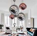 Lampa Lava Nordic Gold 50cm