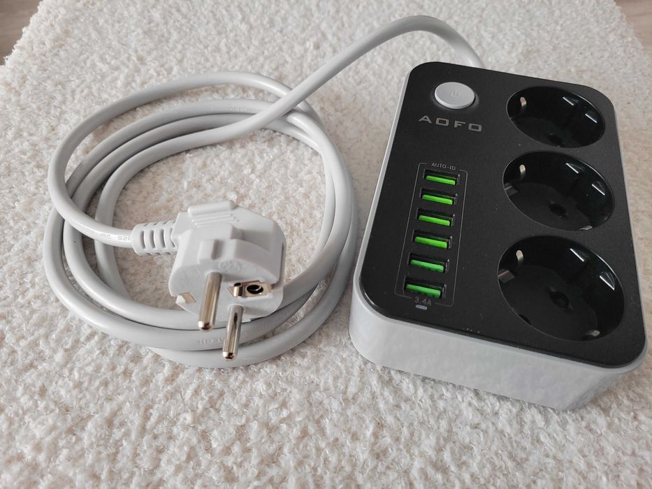 Listwa zasilająca z USB