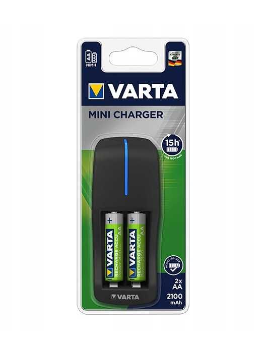 Mini ładowarka akumulatorów 15h AA/AAA 2100 mAh VARTA