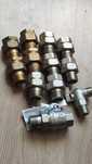 Сгон американка 3/4 прямой, Кран шаровый сполусгонами  Valtec 3/4"