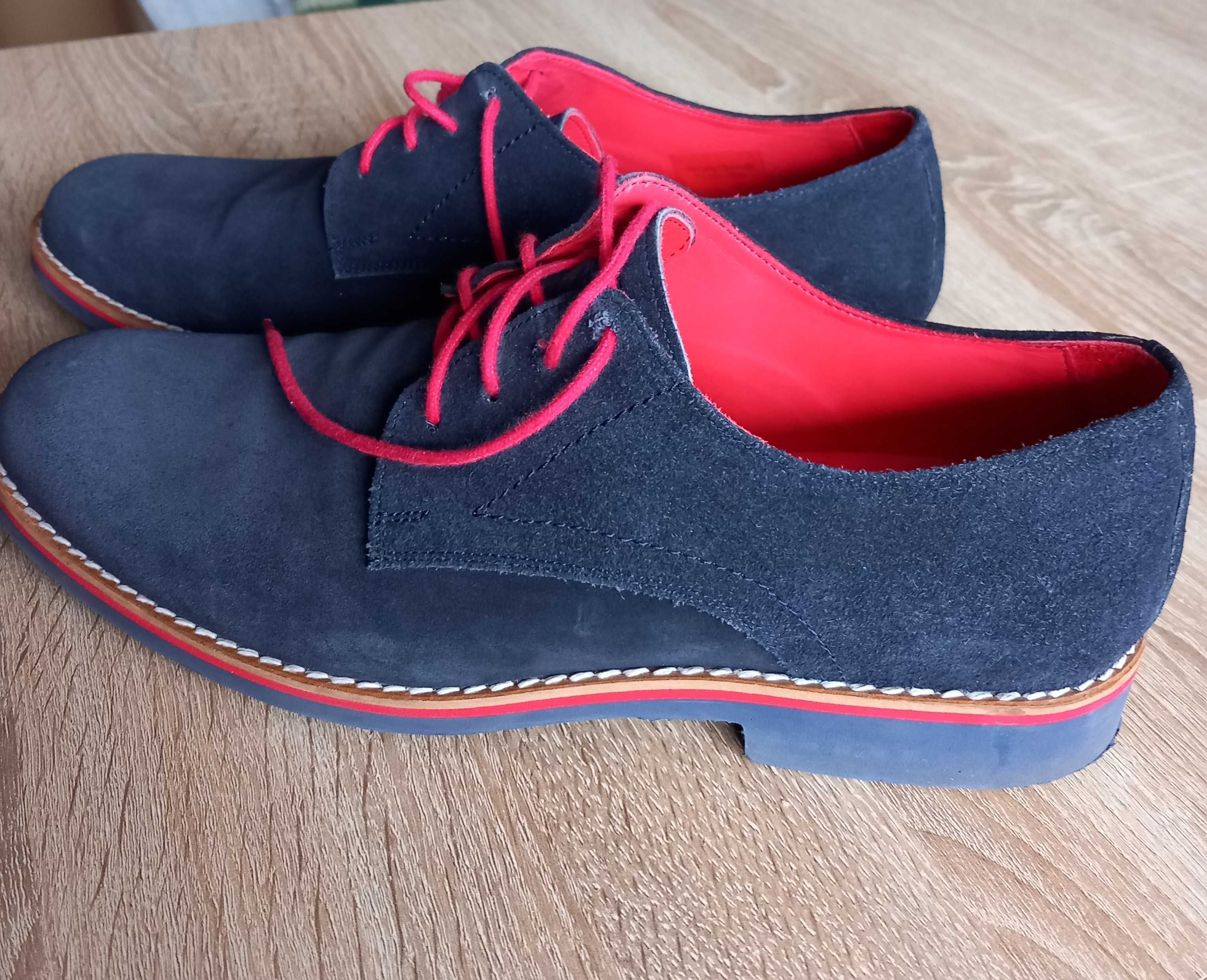 Buty męskie skórzane