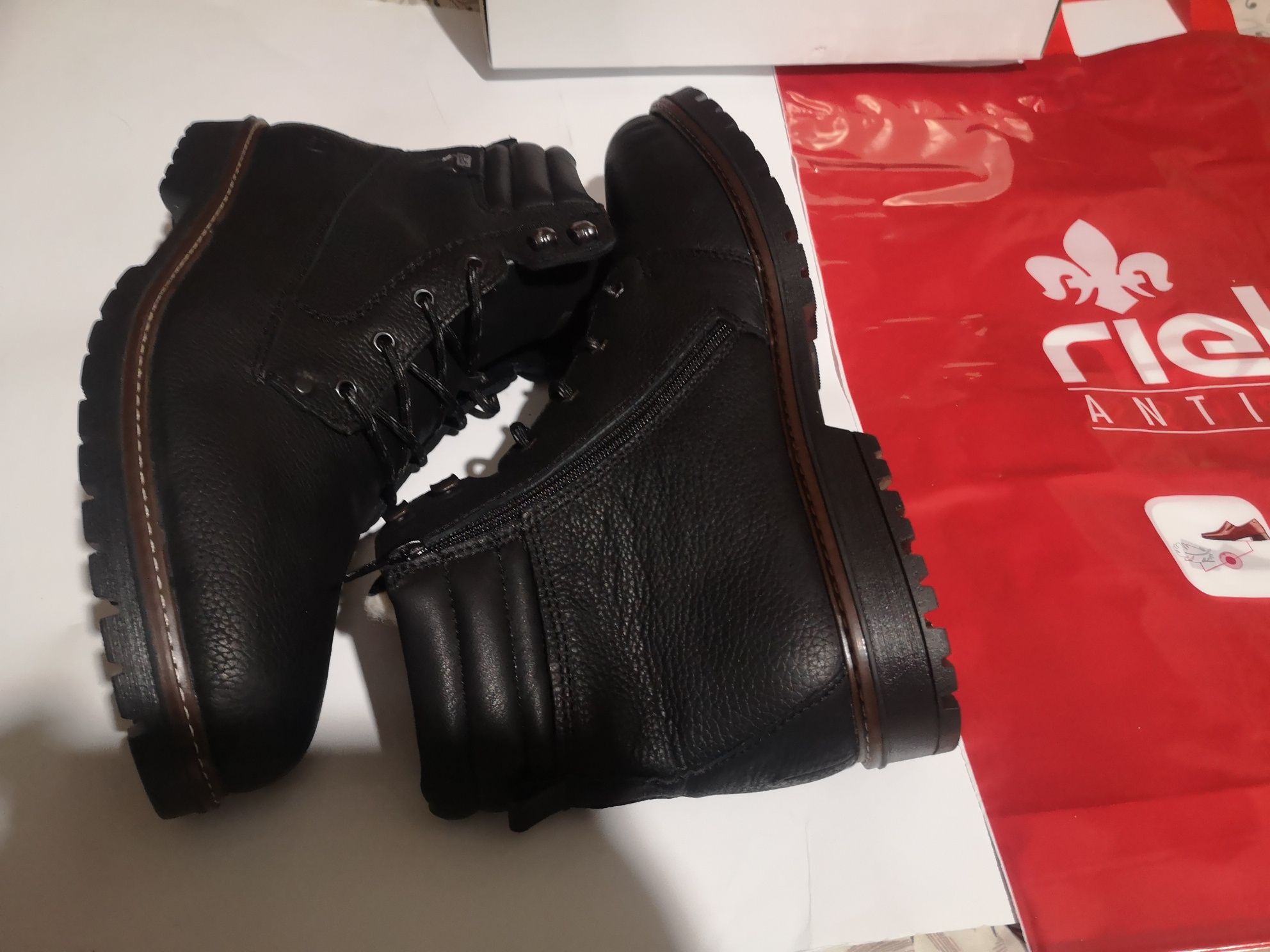Продам мужские зимние ботинки rieker tex с мембраной 47 размер us13