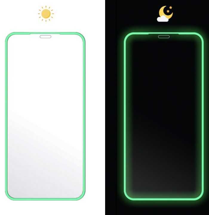 Protetor de ecran de vidro temperado para iPhone 13/13 Pro/14 (NEON)