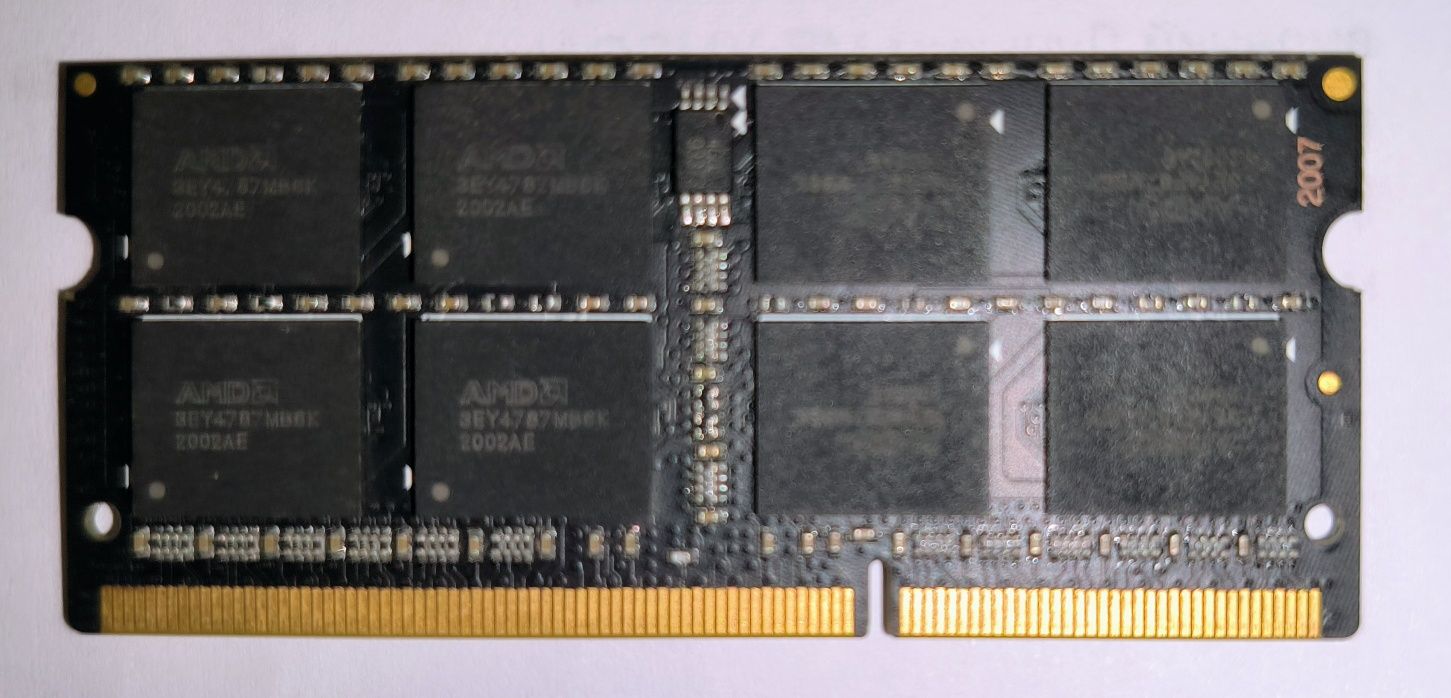 Оперативна пам'ять 8gb AMD, Lenovo, sodimm 1.35V DDR3L