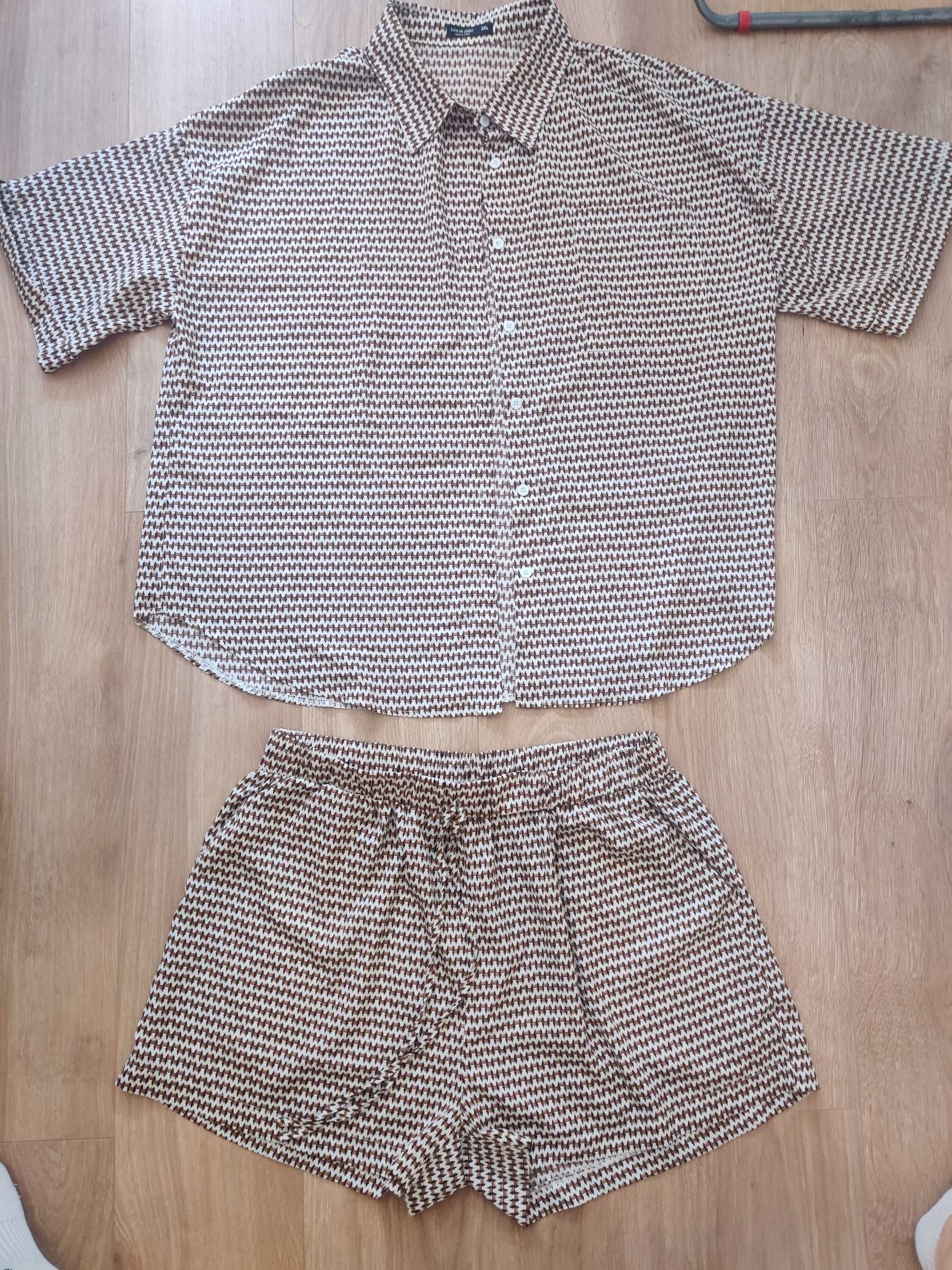 SHEIN Brown & White Co-Ord