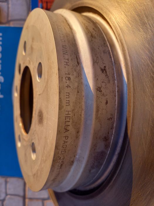 Discos Hella + Pastilhas Ate para trás BMW e91