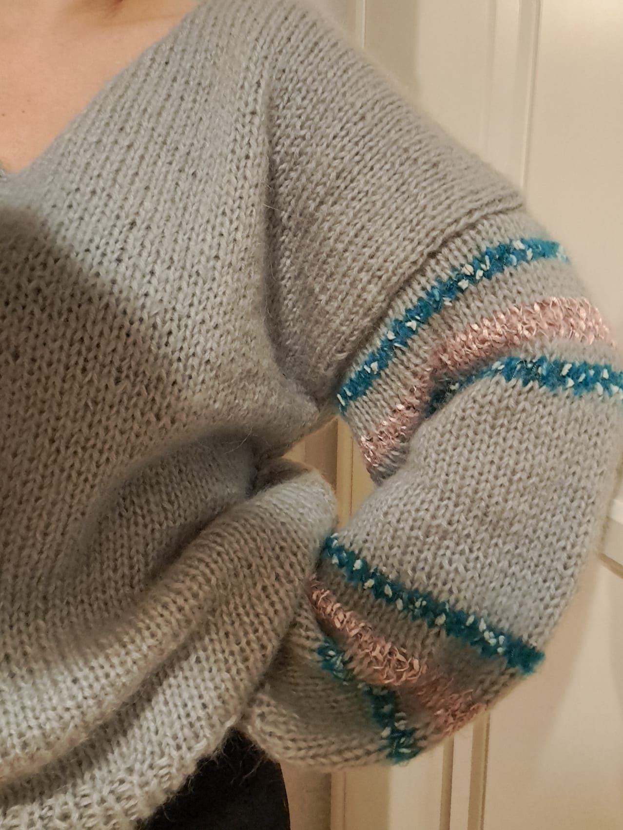 Sweter wełna Angora. Handmade.