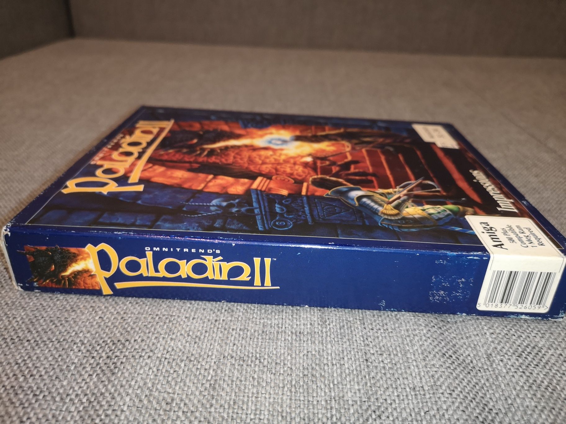 Paladin II AMIGA gra BIG BOX Retro (1993) Biały Kruk