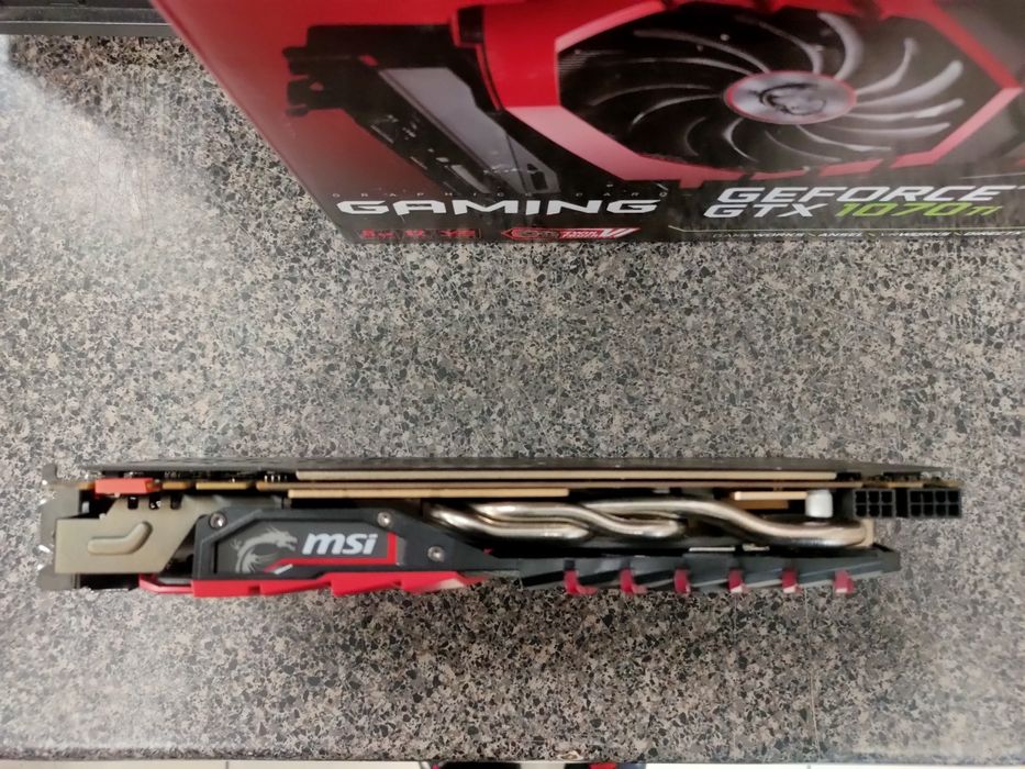 Видеокарта Msi Gaming-X 1070 Ti  8 gb Магазин (NEON)