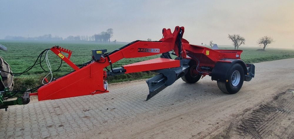 Równiarka leśno - drogowa krecik XXL z wałem nowy typ 5 ton