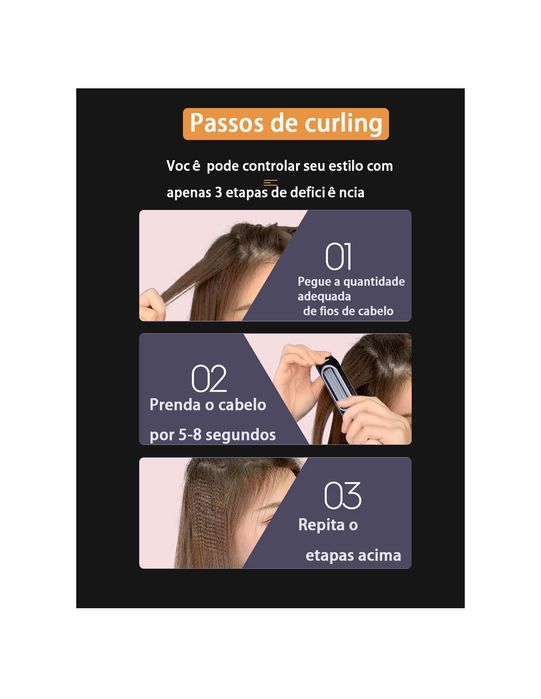 Modelador de Cabelo Automático
