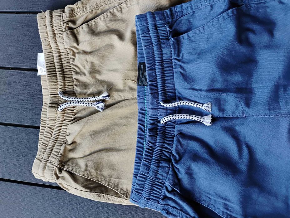 Joggersy H&M - dwupak ( rozm.122)