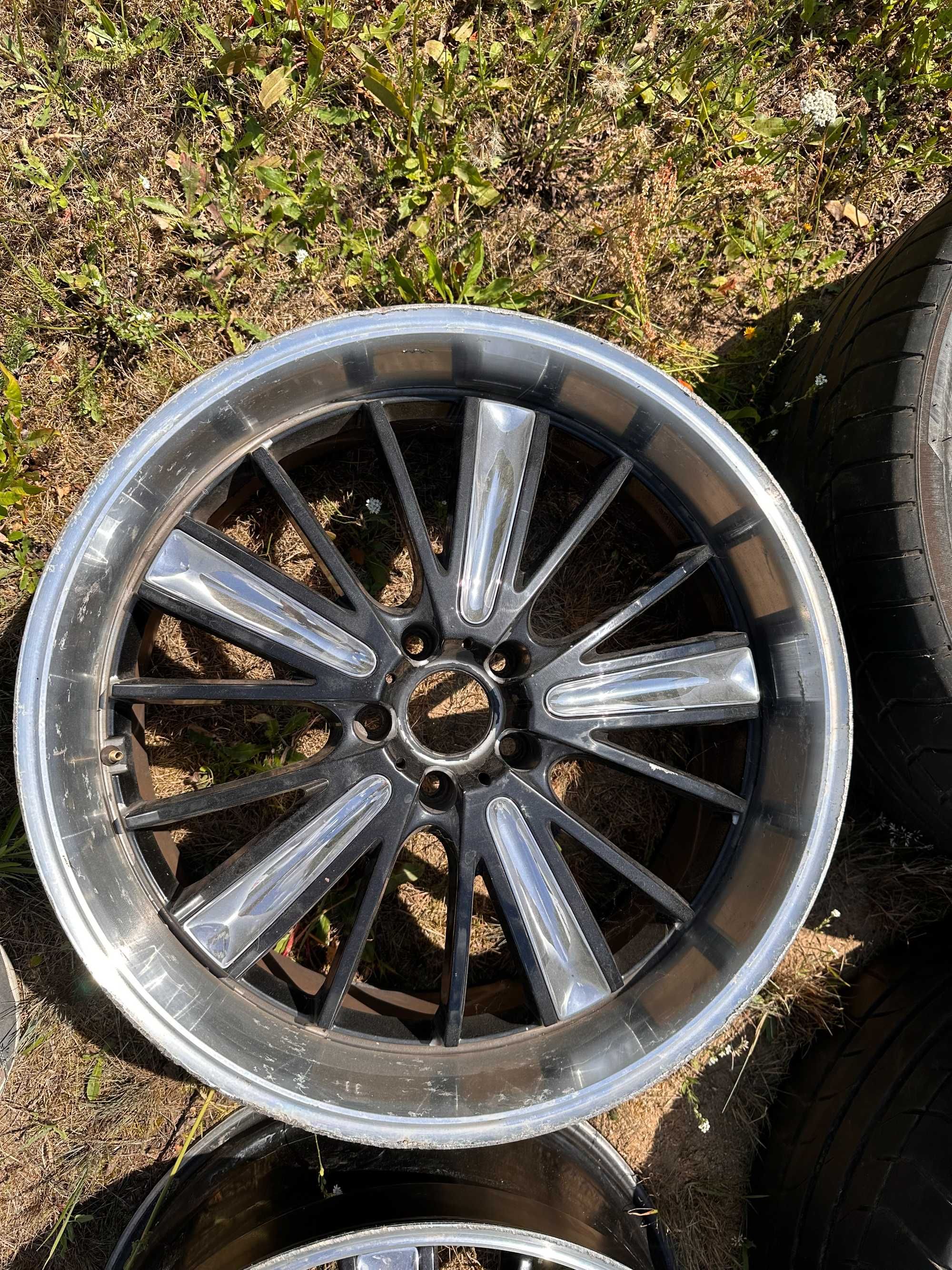 Piękne Koła Alufelgi Chrom 22" 5x120 295/30/22 Okazja BMW Audi