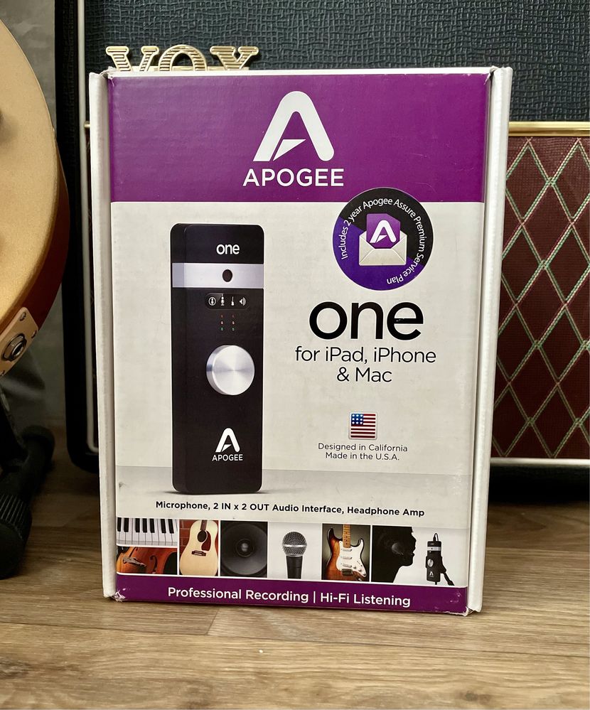 Заукова карта apogee one mac os, ios