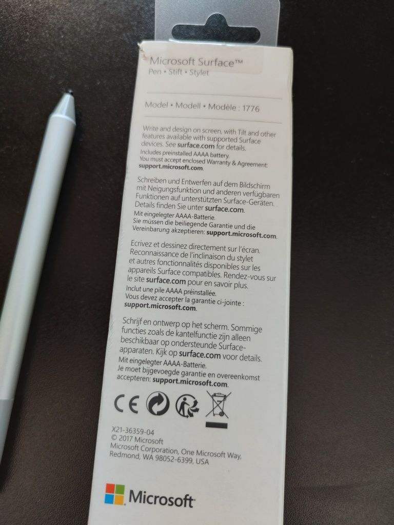 Стилус Microsoft surface pen