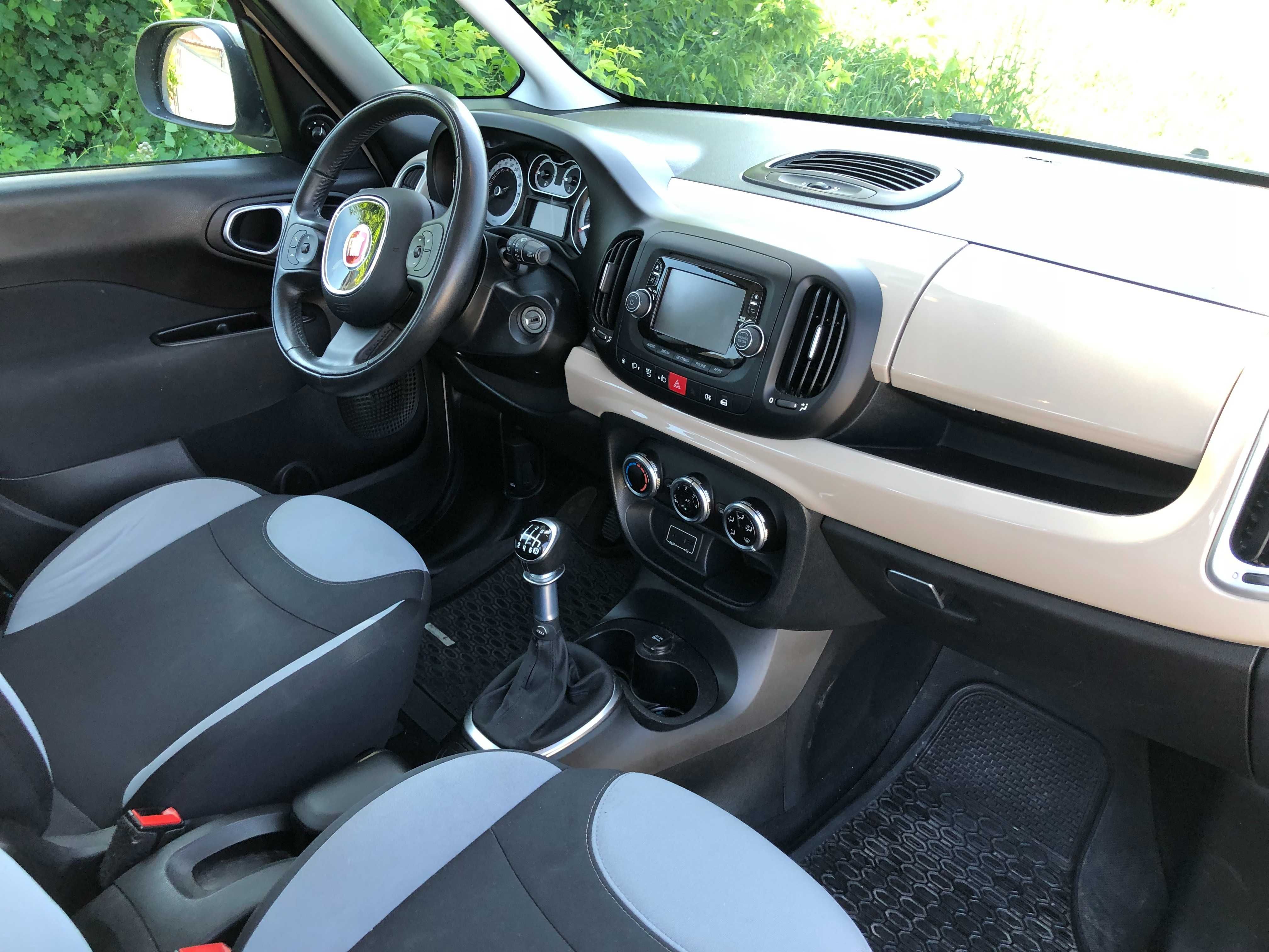 Fiat 500 L 1.4i 16V 95 KM 2017r Salon Polska Bezwypadkowy IDEALNY !