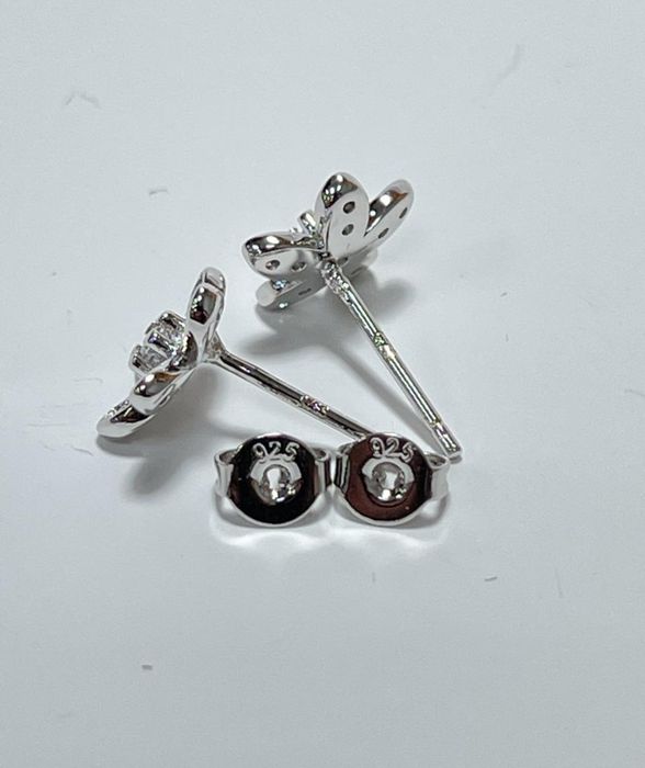 Пусеты серебряные