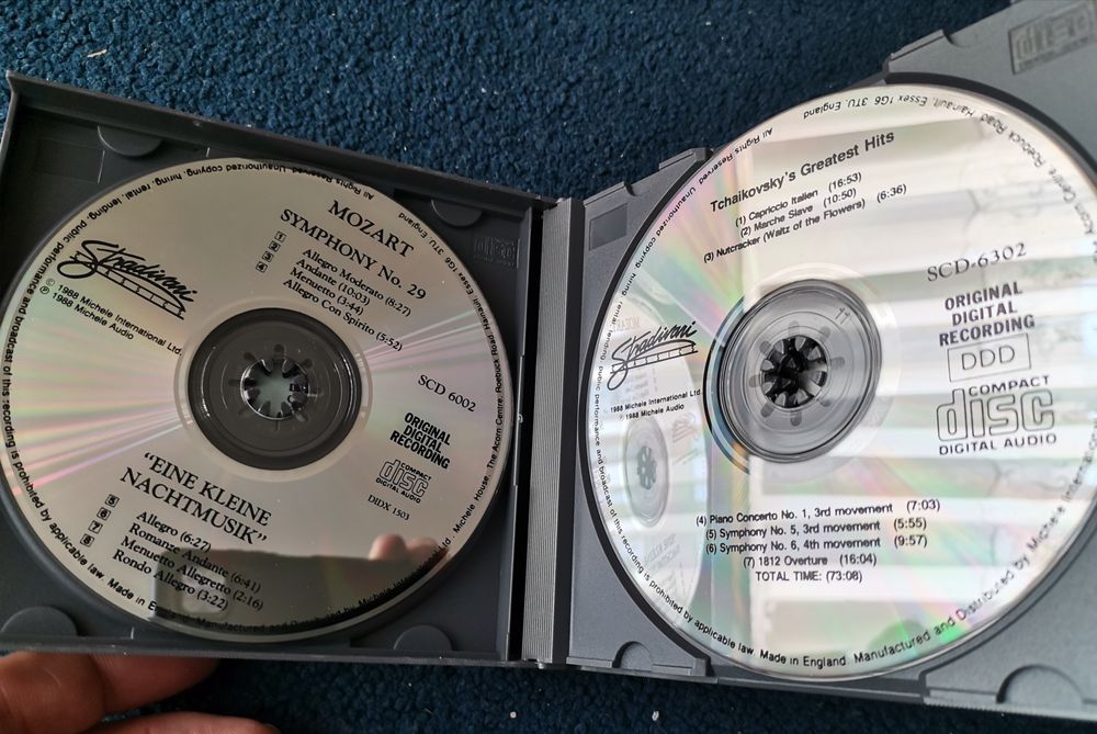 5 CDS The Great Classics - Grandes Clássicos Beethoven, Amadeus Tchai