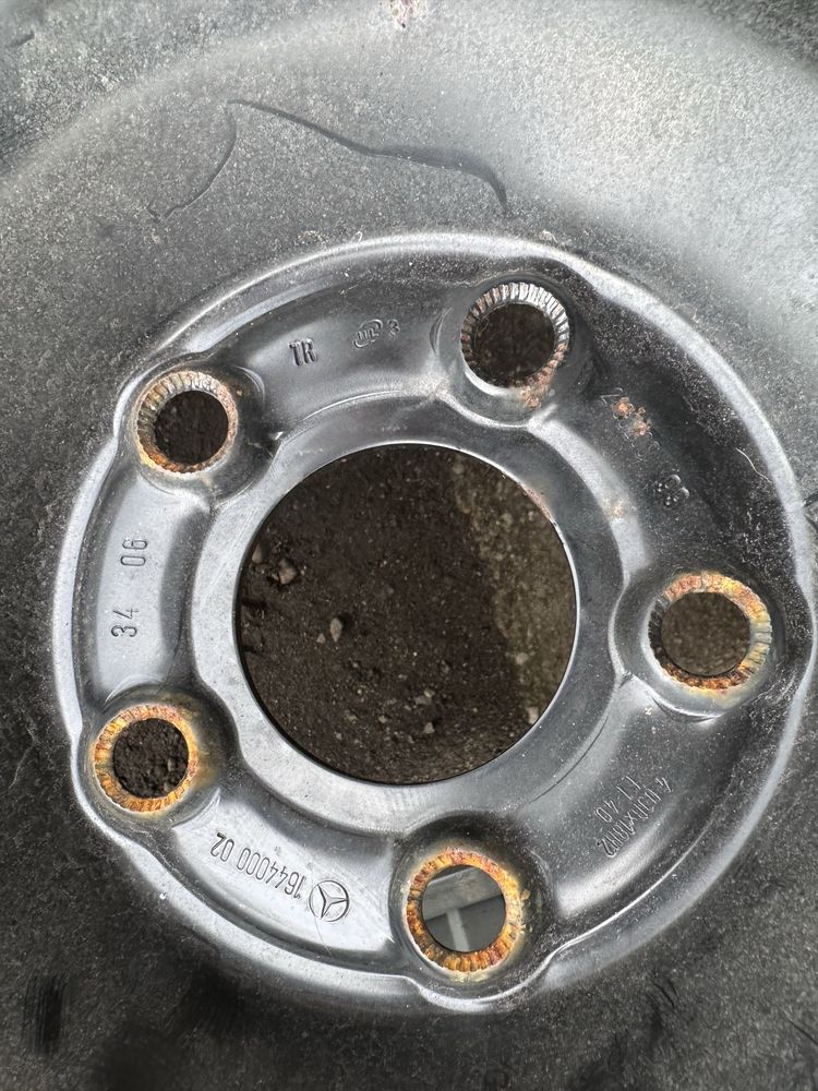 Mercedes 155/90 R18, 5x112 koło dojazdowe