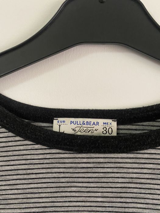 T-shirt riscas Pull&Bear